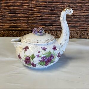 Vintage Floral Lefton China Creamer